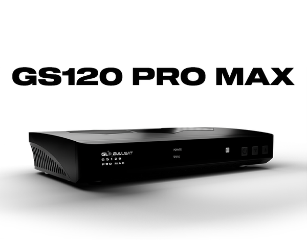 Receptor Globalsat GS-120 Pro Max Full HD Wi-Fi ACM