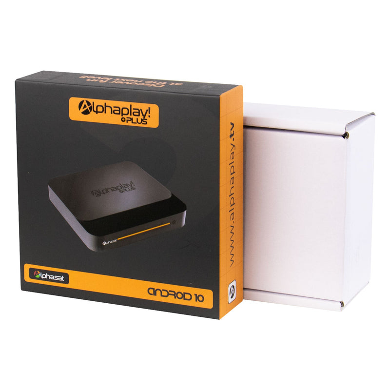 Receptor Alphasat Alphaplay Plus - 4K - 2/16GB - Wi-Fi