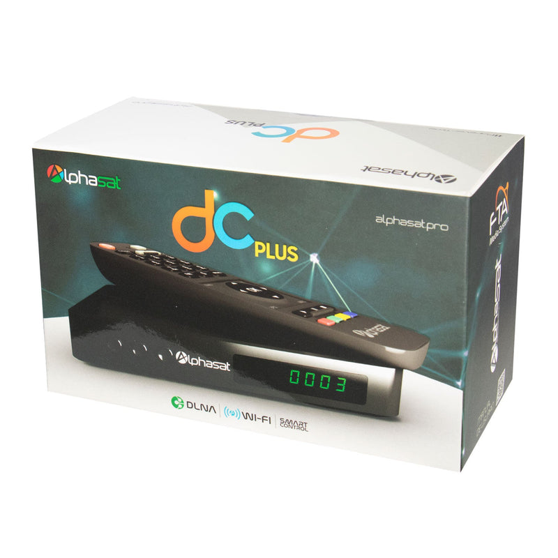Receptor Alphasat DC Plus- Full HD - WiFi