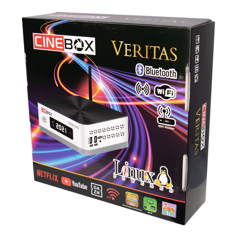 Receptor Cinebox Veritas Full HD Wi-Fi Linux ACM