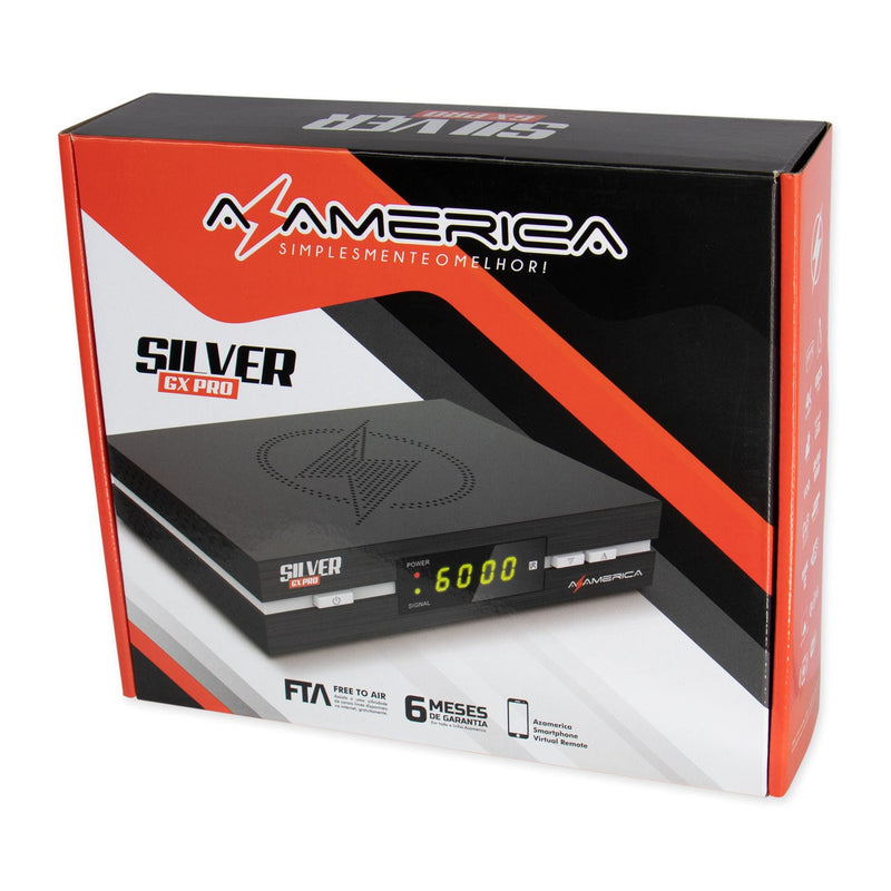 Receptor Azamerica Silver GX Pro 4K Ultra HD Wi-Fi ACM