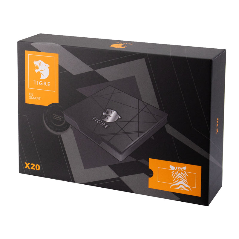 Receptor Tigre X20 - 4K - 2/8GB - Wi-Fi