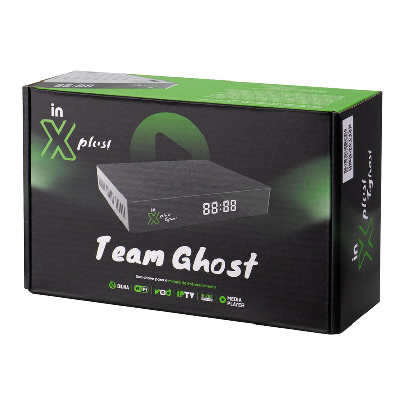 Receptor In X Plus Team Ghost Full HD Wi-Fi ACM